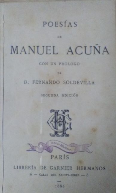 Poesías de Manuel Acuña
